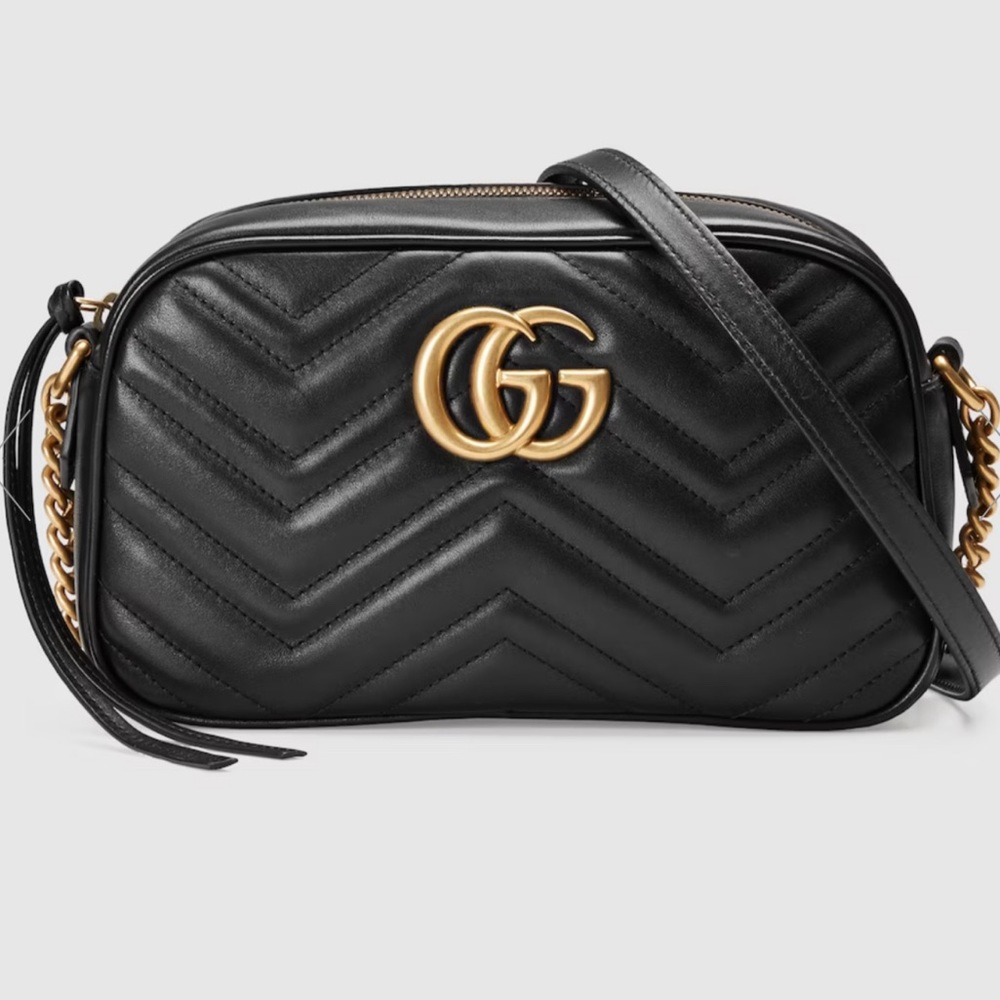 AUTHENTIC- GG MARMONT SMALL SHOULDER BAG